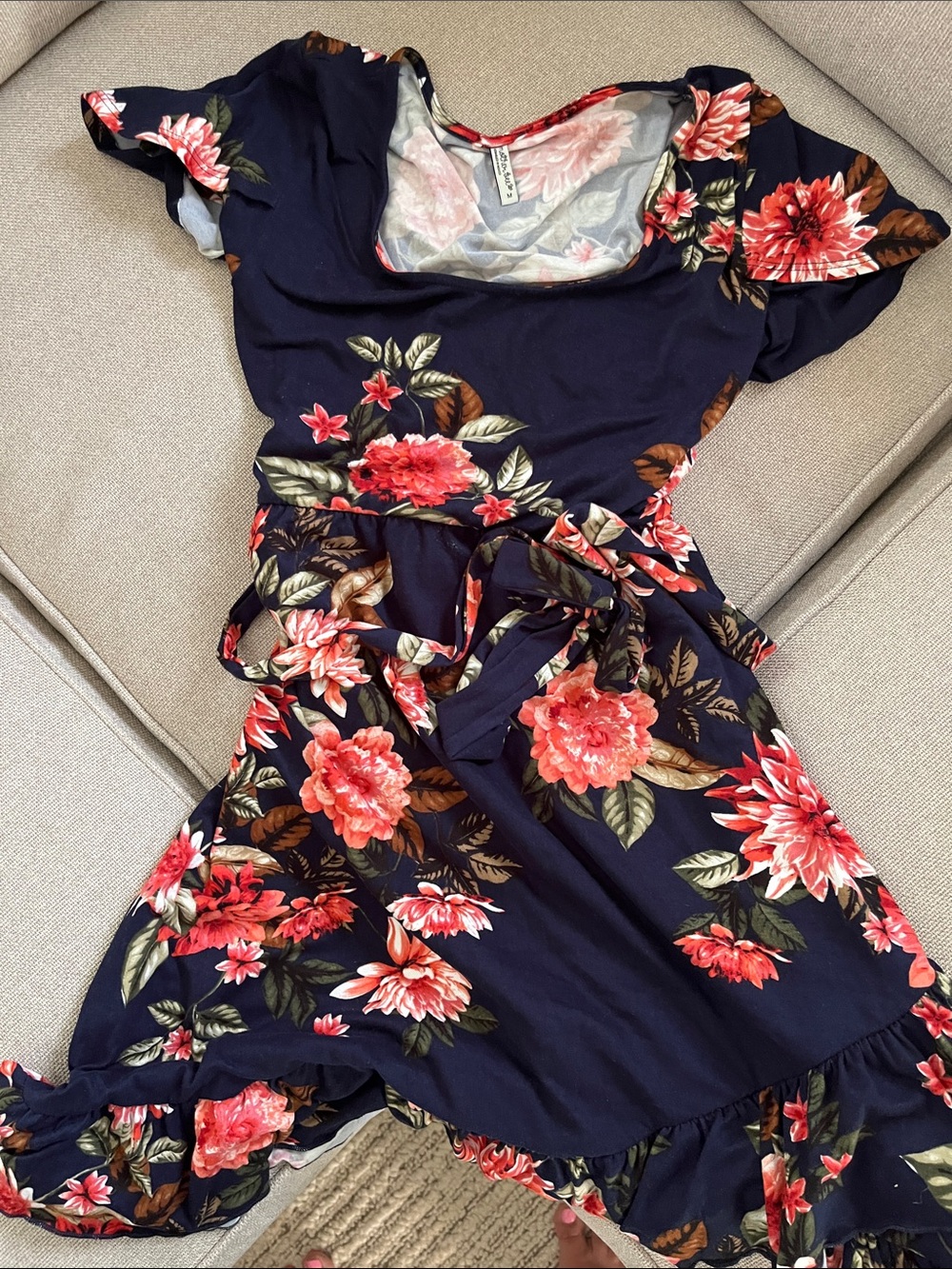 Mother bee Navy maternity dresses
